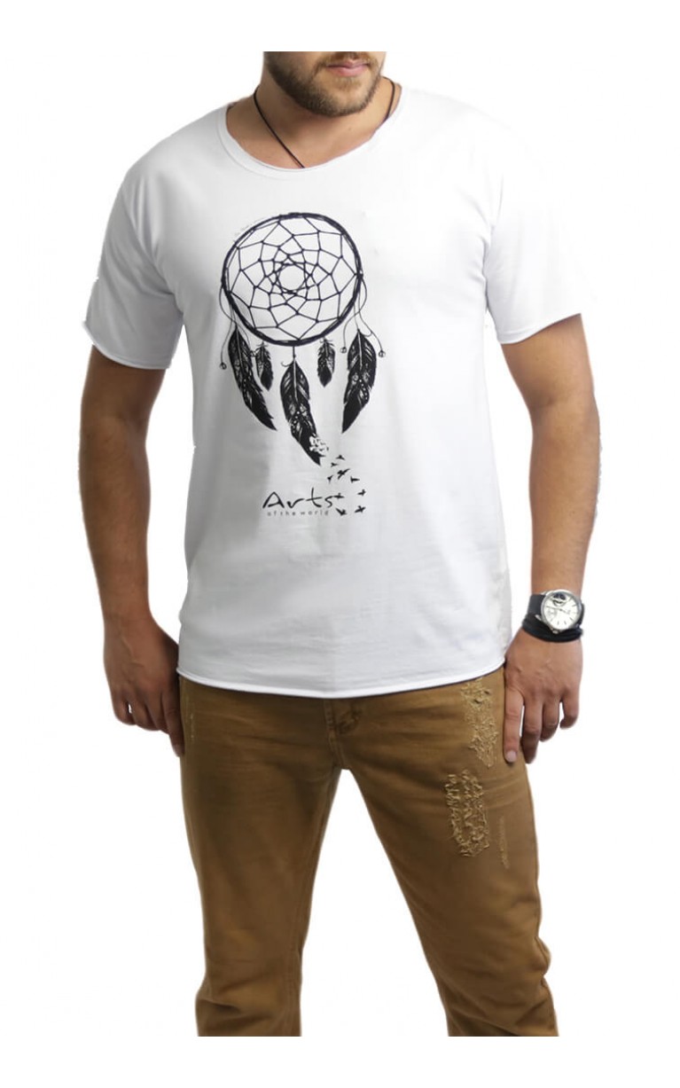 Camiseta Masculina Filtro dos Sonhos Branca - Slindo's Dreams