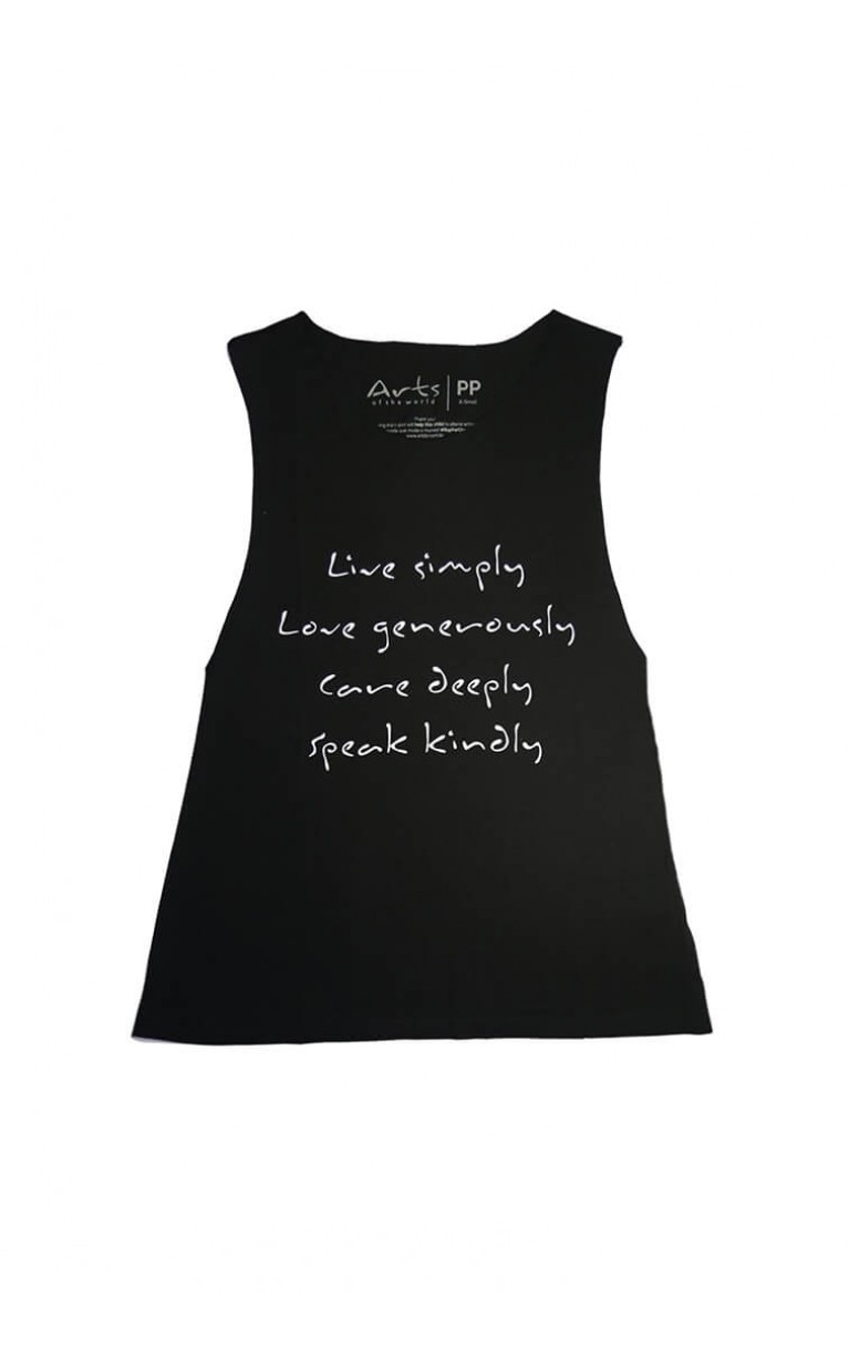 Regata Feminina Love Generously Preta