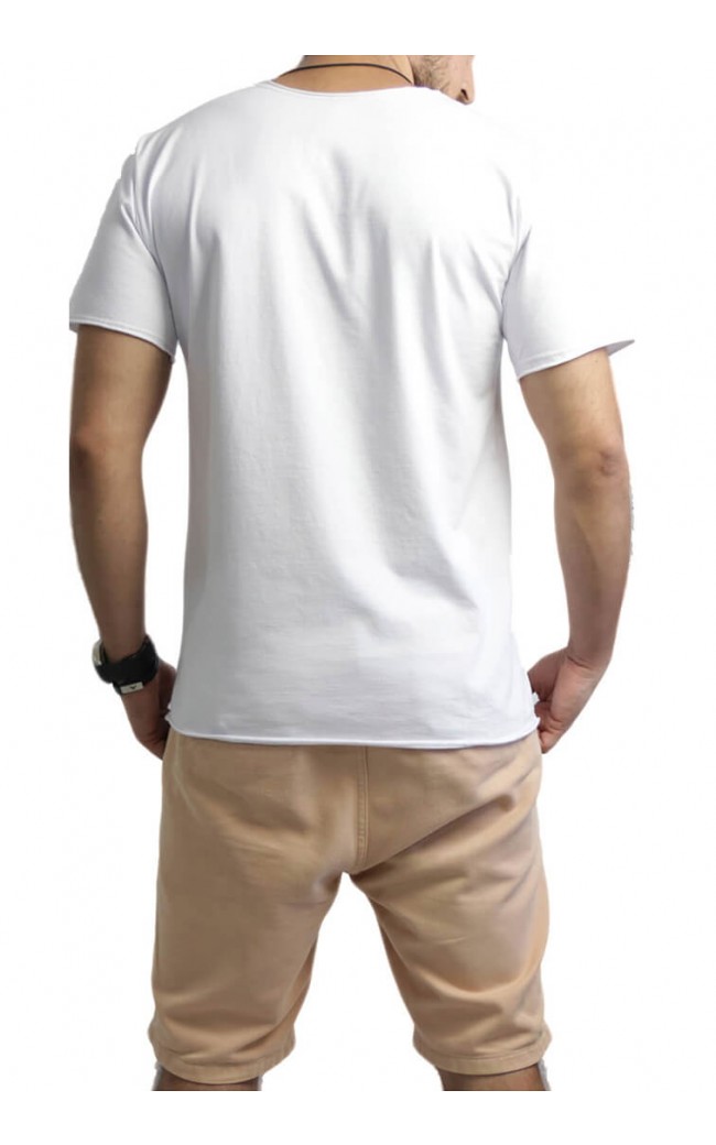 Camiseta Masculina O Olhar Africano Branca - for Thulani