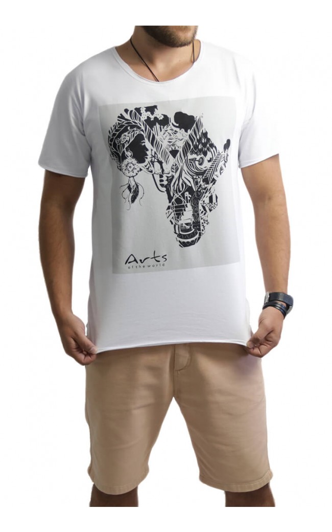 Camiseta Masculina The Big 5 Branca - for Bongo