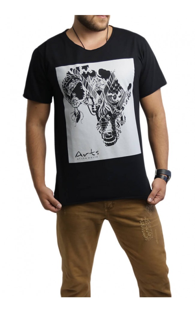 Camiseta Masculina The Big 5 Preta - for Bongo