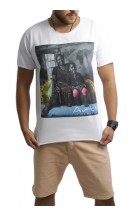 Camiseta Masculina Grandmother Branca - for Sithoko