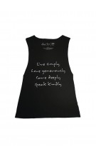 Regata Feminina Love Generously Preta